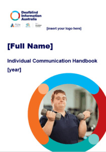 The cover page of the Individual Communication Handbook